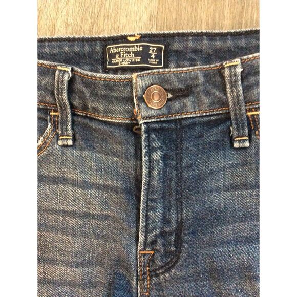 Abercrombie & Fitch Harper Low Rise Cut Off Shorts 27" Size 4 - Picture 3 of 5